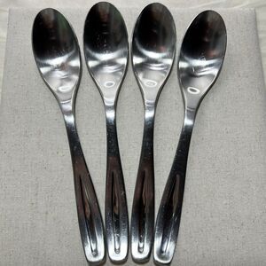Robert Welch Linton Place Oval Soup Spoon Stainless Flatware Set 4